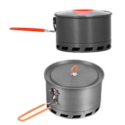 2.1L Camping Pot Outdoor Cooking Tableware Non-Stick Multipurpose Pot With Lid Outdoor Gas Burner Stove Tourist Pot Cookware