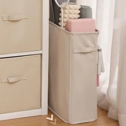 Yoga Mat Organizer Basket Corner Oxford Cloth Yoga Mat Rack Multipurpose Basket Holder with Side Pocket Washable Storage Rack