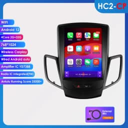 Android 13 for Ford Fiesta MK7 2009 - 2016 Car Radio Player Stereo Multimedia Automotiva Wireless Carplay 9.7 '' Vertical Screen