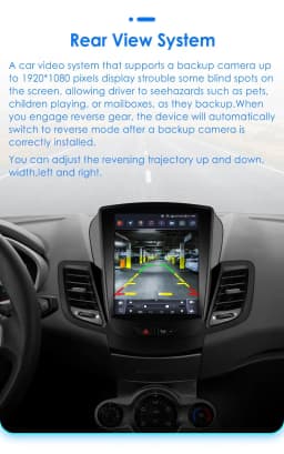 Android 13 for Ford Fiesta MK7 2009 - 2016 Car Radio Player Stereo Multimedia Automotiva Wireless Carplay 9.7 '' Vertical Screen