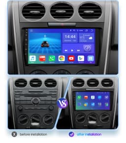 Hizpo 2 DIN Radio For Mazda Cx-7 CX7 2008-2015 Car Android Multimedia Player Autoradio Carplay GPS Stereo Head Unit 7862 8+128G