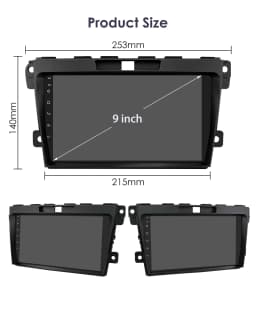Hizpo 2 DIN Radio For Mazda Cx-7 CX7 2008-2015 Car Android Multimedia Player Autoradio Carplay GPS Stereo Head Unit 7862 8+128G