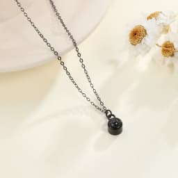 Custom Projection Necklaces For Women Men Personalized Round Pendant Necklace With Picture Inside Valentines Day Gift Jewelry