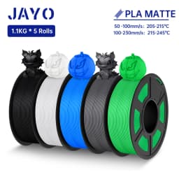 JAYO PLA / PLA Plus/ SILK PLA / PLAMeta/TPU SILK/ABS / PETG 3D Filament 1.75mm 0.65/1.1KG 3D Printer Filament PLA Rainbow 5Roll