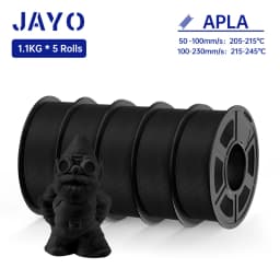 JAYO PLA / PLA Plus/ SILK PLA / PLAMeta/TPU SILK/ABS / PETG 3D Filament 1.75mm 0.65/1.1KG 3D Printer Filament PLA Rainbow 5Roll