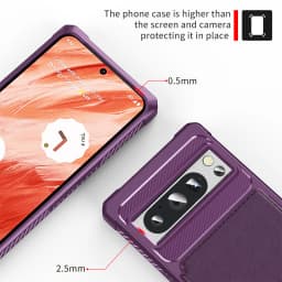for Google Pixel 7 Pro 7A Pixel 8 Pro Pixel 8 Case with Card Holder, Heavy Duty Shockproof Rugged Leather Flip Wallet Cover