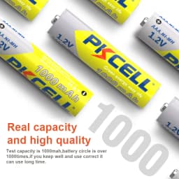 100PC 1000MAH AAA Ni-MH Rechargeable batteries 3A Battery 1.2V AAA and 25PC AA/AAA battery box For Flashlight Toy Camera clock