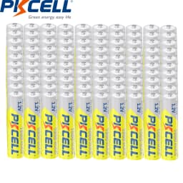 100PC 1000MAH AAA Ni-MH Rechargeable batteries 3A Battery 1.2V AAA and 25PC AA/AAA battery box For Flashlight Toy Camera clock