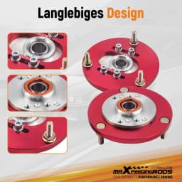 Adjustable Front Camber Plates Top Mount for BMW 3 Series E36 318i 323i 325i