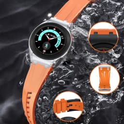 No Gaps Silicone Strap for Samsung Galaxy Watch 6 5 4 40mm 44mm 6 Classic 43mm 47mm Sports Soft Bracelet for 5Pro 45mm Watchbnad