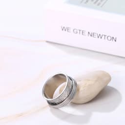 BONISKISS Stainless Steel Couple Rings Engraved Wedding Ring Hand Jewelry Superior Valentine's Day Engagement Anniversary Gift