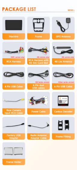 Hizpo Android 14 Radio For Subaru Forester WRX and STI XV Crosstrek Impreza 2015 2016 - 2018 Stereo Car GPS Player 2din Carplay