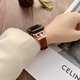 Genuine Band For Apple Watch Leather strap 41mm-45mm 49mm 38mm 40mm 42mm 44mm Slim bracelet iwatch series ultra 2 9 8 7 6 5 4 3