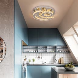 Modern Ceiling Lamp Crystal Led Sun Moon Design Chandelier Pendant Light Luminaire Fixtures Living Dining Room Bedroom Decor
