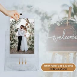 Acrylic Wedding Card Box With Lock For Birthday Party Baby Shower Reception Transparent Money Card Box Letter Envelope Boxes