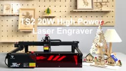 Twotrees TS2 20W Laser Engraver 450X450mm XY Axis Limit Switch Laser Engraving Machine Compressed Spot Technology Cutter Machine
