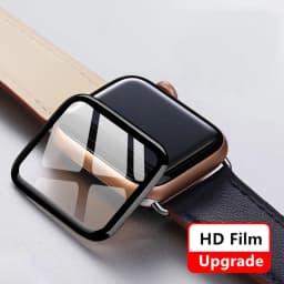 Screen Protector For Apple Watch series 9 8 7 6 5 4 3 se 45mm 41mm Accessories Glass 9D HD Full Film iWatch 44mm 40mm 42mm 38mm