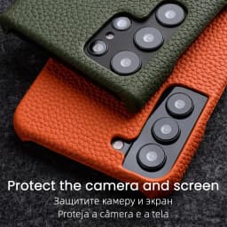 for Samsung Galaxy S24 S24 Ultra 24 Plus + 5G Cases Premium Genuine Leather Case luxury Fashion Cow Business Phone Cover