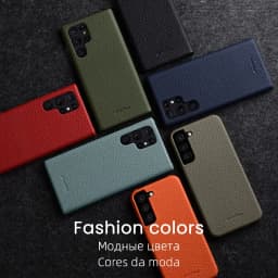 for Samsung Galaxy S24 S24 Ultra 24 Plus + 5G Cases Premium Genuine Leather Case luxury Fashion Cow Business Phone Cover