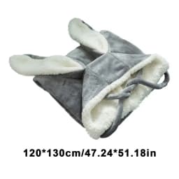 Blanket Hoodie For Women Bunny Ear Blanket Cloak Soft Breathable Bunny Ear Blanket Hooded Cloak For Women Birthday Gift