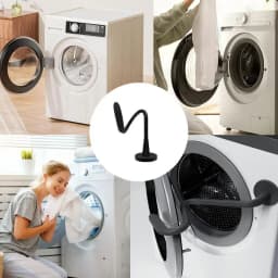 Punch Free High Stability Silicone Flexible Magnetic Washing Machine Door Holder Stopper Washer Door Prop Home Supplies new