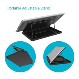 Huion Kamvas Pro 12 Graphics Tablet with Screen 11.6 Inch Digital Drawing Monitor Full-Laminated Pen Display with Foldable Stand