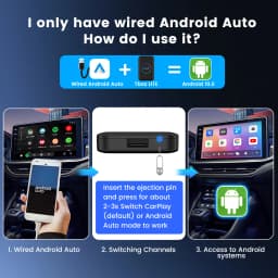 2026 Carlinkit LITE Wireless Android Auto & Car Play Ai Box Usb Watch Videos Online 32GB For Netflix Iptv 3 IN 1 Carplay Tv Box