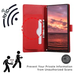 Wallet Case with RFID Blocking Flip Cover Card Holder for Samsung Galaxy A55/A35/A13/A14/A15/A54/A53/A33/A72/A52/ A52S/A32 5G