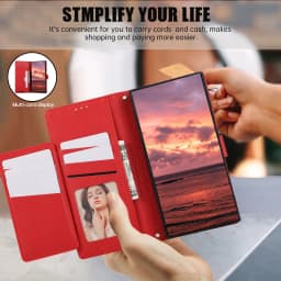 Wallet Case with RFID Blocking Flip Cover Card Holder for Samsung Galaxy A55/A35/A13/A14/A15/A54/A53/A33/A72/A52/ A52S/A32 5G