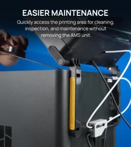 JAYO AMS Support Bracket for Bambu Lab Compatible X1 P1 Series - Maintenance Facilitator And Workspace Organizer