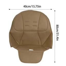 Dining Chair Cushion Kids Stay In Place Backing Seat Pad Cushion Leather Anti-Scratch Easy Clean Chair For Antilop High Chair