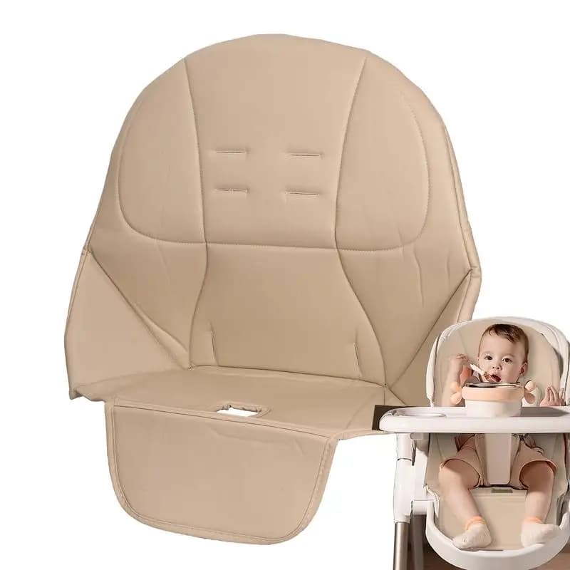 Dining Chair Cushion Kids Stay In Place Backing Seat Pad Cushion Leather Anti-Scratch Easy Clean Chair For Antilop High Chair