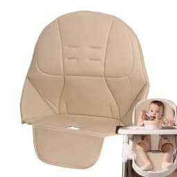 Dining Chair Cushion Kids Stay In Place Backing Seat Pad Cushion Leather Anti-Scratch Easy Clean Chair For Antilop High Chair