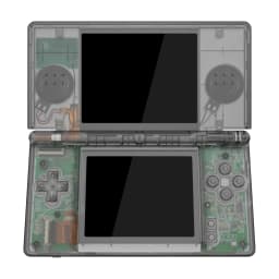 eXtremeRate Replacement Full Housing Shell for Nintendo DS Lite for NDSL - Clear Black