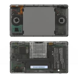eXtremeRate Replacement Full Housing Shell for Nintendo DS Lite for NDSL - Clear Black