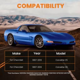 4x Front & Rear Sway Bar End Links for Chevy Corvette C5 C6 1997-2013 Sway Bar End Links Roll Bar Suit for Chevy Chevrole