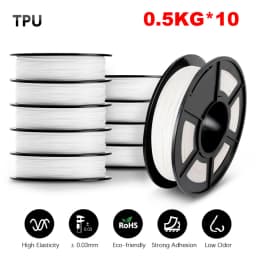 SUNLU 3D Filament PLA/PLA META/PETG/ABS/TPU/PLA MATTE 1.75mm 10Roll 1KG/0.5KG 3D Printer Filament for 3D Printer