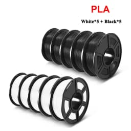 SUNLU 3D Filament PLA/PLA META/PETG/ABS/TPU/PLA MATTE 1.75mm 10Roll 1KG/0.5KG 3D Printer Filament for 3D Printer