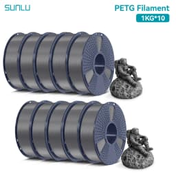 SUNLU 3D Filament PLA/PLA META/PETG/ABS/TPU/PLA MATTE 1.75mm 10Roll 1KG/0.5KG 3D Printer Filament for 3D Printer