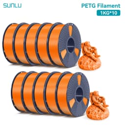 SUNLU 3D Filament PLA/PLA META/PETG/ABS/TPU/PLA MATTE 1.75mm 10Roll 1KG/0.5KG 3D Printer Filament for 3D Printer