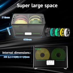 SUNLU S4 Filament Dryer Box Compatible with PLA,PETG,ABS,TPU,PA 4 Rolls 1KG 1.75/2.85/3MM Filament Easy Operation And Fast Shipp