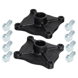 TDRPO Rear Wheel Hubs Pair 23T 4 Stud Hub Rear Axle Wheel Hub Flange 110mm W/ Bolts Go Kart ATV Quad Buggy Accessories