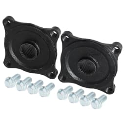 TDRPO Rear Wheel Hubs Pair 23T 4 Stud Hub Rear Axle Wheel Hub Flange 110mm W/ Bolts Go Kart ATV Quad Buggy Accessories
