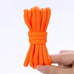 1Pair Round Shoe Laces for Basketball Sneakers Men and Women Casual Shoes Shoelaces Non-slip Shoelace Sport / Running Strings