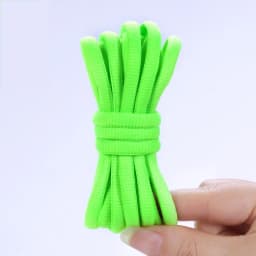 1Pair Round Shoe Laces for Basketball Sneakers Men and Women Casual Shoes Shoelaces Non-slip Shoelace Sport / Running Strings