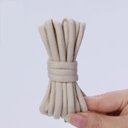 1Pair Round Shoe Laces for Basketball Sneakers Men and Women Casual Shoes Shoelaces Non-slip Shoelace Sport / Running Strings