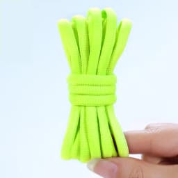 1Pair Round Shoe Laces for Basketball Sneakers Men and Women Casual Shoes Shoelaces Non-slip Shoelace Sport / Running Strings