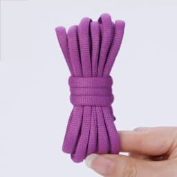 1Pair Round Shoe Laces for Basketball Sneakers Men and Women Casual Shoes Shoelaces Non-slip Shoelace Sport / Running Strings