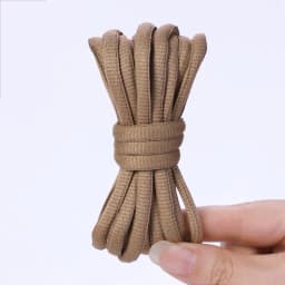 1Pair Round Shoe Laces for Basketball Sneakers Men and Women Casual Shoes Shoelaces Non-slip Shoelace Sport / Running Strings
