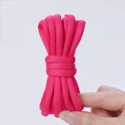 1Pair Round Shoe Laces for Basketball Sneakers Men and Women Casual Shoes Shoelaces Non-slip Shoelace Sport / Running Strings
